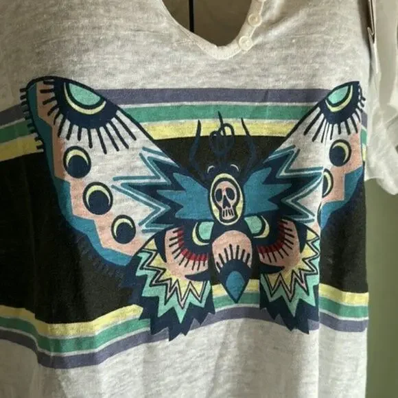 Zadig & Voltaire Meryl Lin Butterfly T Shirt L - Picture 5 of 7